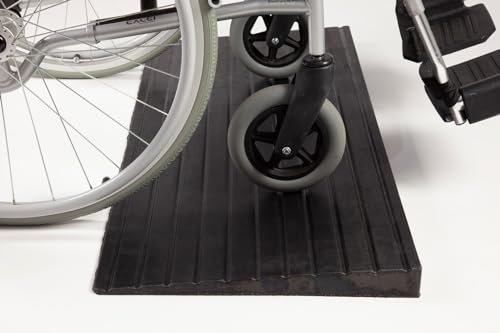 The Ramp People Gummi Schwellenrampe für Rollstühle 4mm - 70mm (44mm (100x44x4,4cm LBH))