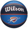 Wilson Basketball NBA TEAM TRIBUTE, OKLAHOMA CITY THUNDER, Outdoor, Gummi, Größe: 7
