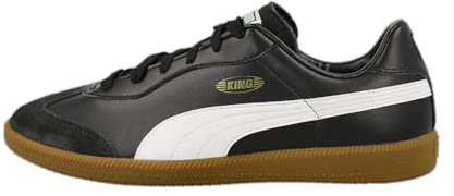 PUMA King 21 It, Soccer Shoe Unisex-Adulto, Black White Gum, 38 EU