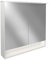 FACKELMANN LED Spiegelschrank B.Style/Badschrank mit gedämpften Scharnieren/Maße (B x H x T): ca. 80 x 81,2 x 15,3 cm/hochwertiger Schrank mit Spiegel und Beleuchtung fürs Bad/Korpus: Weiß