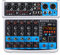 BOMGE 6-Kanal-Mini-DJ-Audio-Sound-Mixer-Konsole mit USB-Schnittstelle, Bluetooth, Stereo-Aufnahme, 48 V Phantomspeisung, 24 DSP-Effekte für Karaoke, Singen, Live, Streaming, PC-Recroding. (weiß)