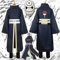 PUYYDS Hochwertiges Anime-Kostüm Full Set Akatsuki Ninja Cosplay Perücke mit Helmschuhen