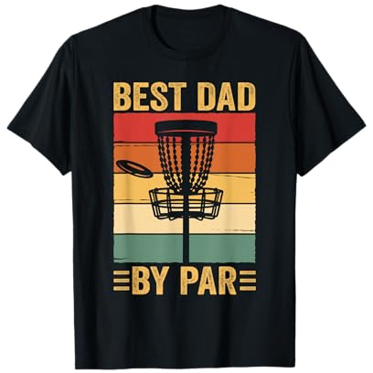 Best Dad By Par Papa Discgolf T-Shirt