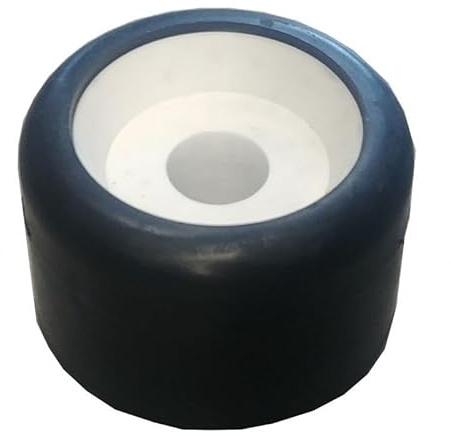Galet noir 80x55 alésage 21