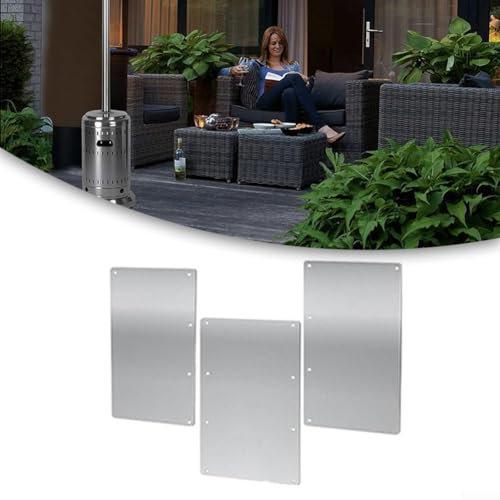 Bouclier réflecteur de chauffage de terrasse, réflecteur de chauffage, réflecteur de chaleur pour chauffages ronds au gaz naturel et au propane