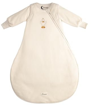 Sterntaler Unisex Baby m. Armen 80cm Edda Schlafsack, Ecru, 80