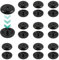 UKOFEW Boutons de Blocage,10 Paires Noir Bouton D'Arrêt de Ceinture de Sécurité,Universelle Boutons de Ceinture de Sécurité pour Tous Types de Voitures