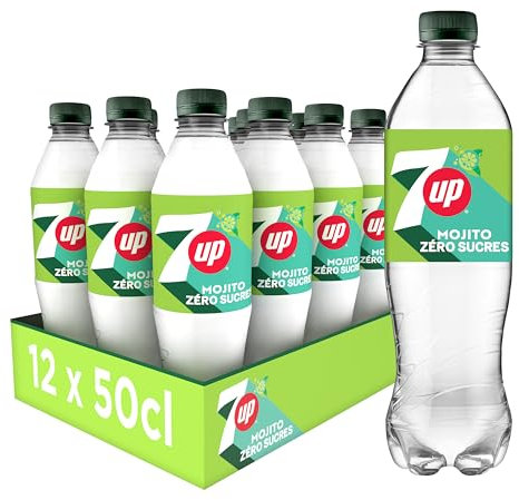 7UP Sans Sucres Saveur Mojito Bouteilles 12x50CL