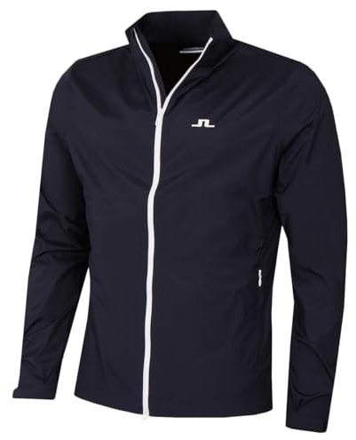 J.Lindeberg Mens Ash Light Water Repellent Golf Jacket - JL Marine - M