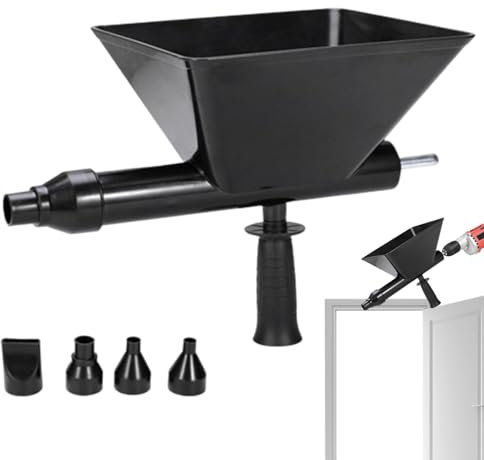 Mortar Gun Pointing Gun with 4 Nozzles Electric Mortar Grouting Machine Portable Cement Caulking Machine Mending-Leakage Grouting Machine for Bricks Walls Floors Home Decorations