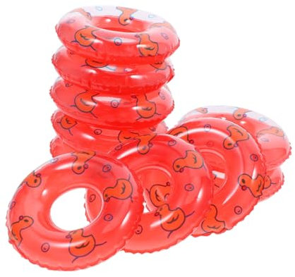 Yardwe 20stücke Mini Schwimmring Mini Schwimmringe Für Lustige Enten-Dekorationen Für Puppenhäuser Und Fotorequisiten Kinderfreundlich Und Vielseitig Einsetzbar