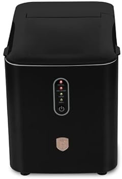 Black Rose Collection Sorbetière avec fonction autonettoyante, 8 glaçons en 6 minutes, collection Black Rose, 120 W