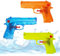 Lot de 3 pistolets à eau multicolores de 15 cm - Très grande portée - Petit mini pistolet pulvérisateur - Pistolet à eau pour enfants