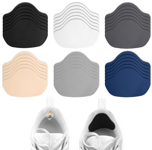 18 Paar Selbstklebende Sneaker Reparatur Patch Schuhabsatz Reparatur, 6 Farben Schuh Fersen Reparatur Patch, Schuhe Ferse Reparatur Schuh Innen Ferse Reparieren für die Meisten Schuhtypen Geeignet