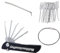GJKLO 20in1 Lockpicking set Chiave universale per serrature Grimaldelli Professionali per imparare ad aprire lucchetti per Allenamento grimaldello automatico kit estrazione chiavi rottee（Nero）
