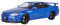 Massstabsgetreues Modell Auto 1:18 Für Nissan GTR R34 Skyline Fertigen Metall Modell Auto Miniatur Luxus Sport Auto Legierung Ornamente Die-cast Fahrzeug(Blue)