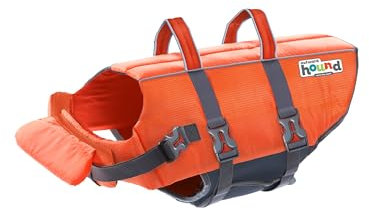 Kyjen 22020 Outward Hound Ripstop Quick Release Easy Fit Rettungsweste für Hunde, verstellbar, Größe M, orange