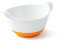 Plastorex Bol à Oreilles Sur un toboggan Mélamine Blanche + Antidérapant Orange