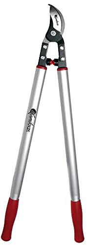 KAMIKAZE Tijera de Poda a Dos Manos. Tijeras Cortasetos De Poda a Dos Manos 45mm Ø. Mangos de Aluminio con Empuñadura Antideslizante. (45 cm)
