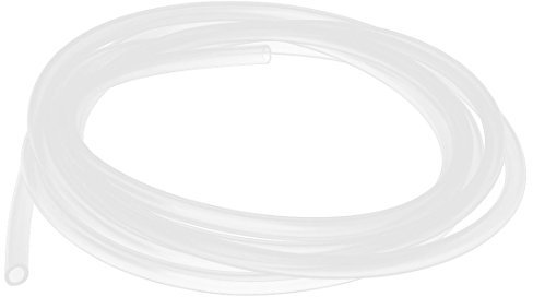 sourcing map 4mm x 6mm silicone de qualité alimentaire Translucide Tube Beer Hose Air Water Pipe 2 Meter