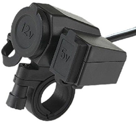 Mintice USB Motocicleta Vehículo Alquiler de Cigarrillos Resistente a La Intemperie Cargador de Enchufe para Encendedor de Toma de Salida de La Integración Energética
