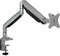 ICY BOX Monitor Mount for 1 Monitor up to 32 Inches (up to 9 kg, VESA 75 x 75/100 x 100), 2 Mounting Options, Swivel and Tilt, Cable Management, Ergonomic, Silver