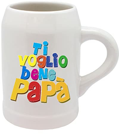 My Custom Style Boccale Birra Ceramica 500ml #papà-TVBPapà1#