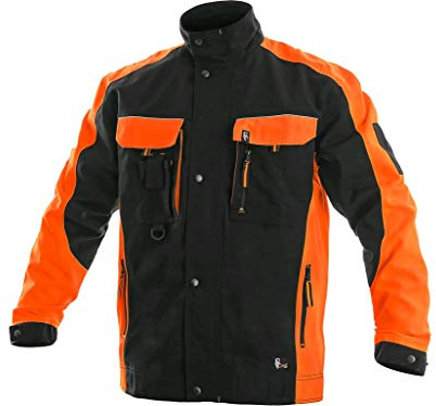 CXS Sirius Brighton Veste de travail pour homme – Imperméable et coupe-vent avec coutures réfléchissantes – Veste de protection d'extérieur – Veste de travail – Veste cargo