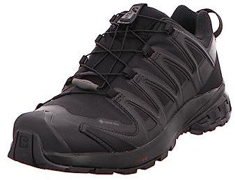 Salomon XA Pro 3D V8 Gore-Tex (wasserdicht) Herren Trailrunning-Schuhe, Schwarz (Black/Black/Black), 44 2/3 EU