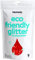 Hemway Eco Friendly Biodegradable Glitter - Red | 100g Super Chunky Plant-Based Metallic Flakes for Arts & Resin Crafts | Bio Supplies for Festival, Hair, Face, Body & Nail Art Decoration
