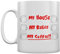 Grindstore My House My Rules My Coffee!! Becher Weiß