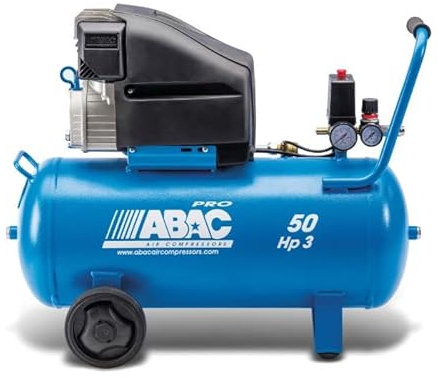Abac - Compresseur à piston lubrifié 3CV 230V Mono 10 bar 50L Direct - PRO MONTECARLO L30P ABAC