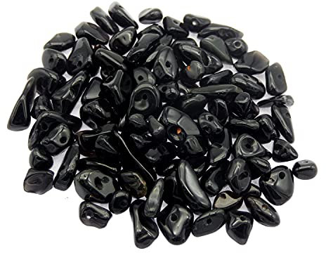 450 pièces Obsidienne Naturel Irrégulier Puce Pierre Perles 5-8mm Pierres Précieuses Cristal Lâche Perle pour la Fabrication de Bijoux Bracelet Collier DIY Artisanat Trouver