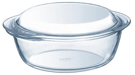 Pyrex® Essentials Cacerola Boro Con Tapa 27x23cm - 2,4l+80cl Boro Apto Microondas Apto Congelador Apilable