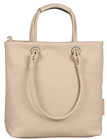 TOM TAILOR, OLIVIA, Damen, Shopper mit Reisverschluss, L, Beige