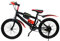 20 Zoll Kinderfahrrad, Jungen Fahrrad, Mountainbike Aluminium Scheibenbremse/V-Bremse Fahrrad mit Tasche und Flaschenhalter, für Kinder Jungen und Mädchen, 6 Gang (Rot)