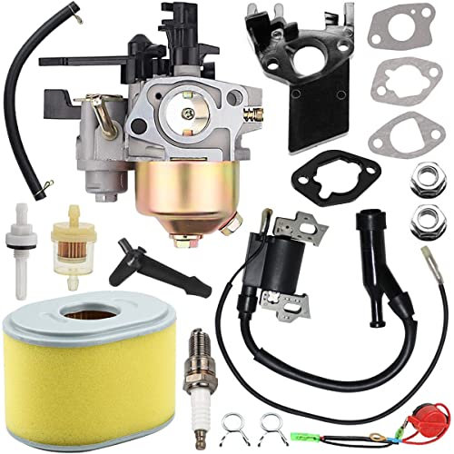 ZAMDOE GX160 GX200 Carburatore Filtro Aria Bobina di Accensione Candela per Honda GX120 GX140 GX 160 GX168 gx 200 5HP 5.5HP 6.5HP Motore 196cc WP20 Pompa Acqua EG1400 212cc Go Kart OHV Motori