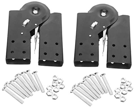 2pcs Ladder Heavy Duty Hinge,Step Ladder Hinges Folding,Heavy Duty Ladder Hinges,Step Ladder Hinge Replacement Kit,Ladder Tie Rod Attic Ladder Attachment