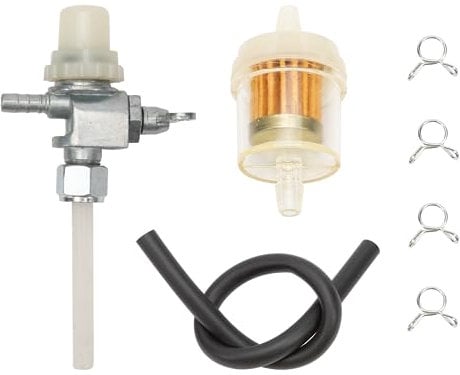 Konuooer Benzinhahn m12x1 Hercules Universeller Benzinfilter Fuel Tap m12 Hose Petrol Filter Moped für Mokick Kleinkraftrad