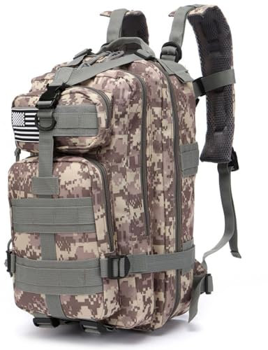 Thuram 20 Liter Haltbares Nylon Wasserdichtes Angeln Jagd rucksack Outdoor Militär taktische Sport Wandern Tages säcke (ACU)
