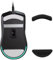 kwmobile Mouse Feet Replacement Compatible with Razer Viper Mini Computer Mouse Skates Sticker - Black