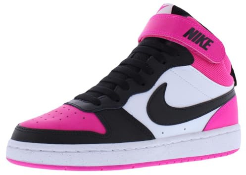 Nike HV0933-100 Court Borough MID 2 BG Herren White/Black-Fierce PINK EU 39