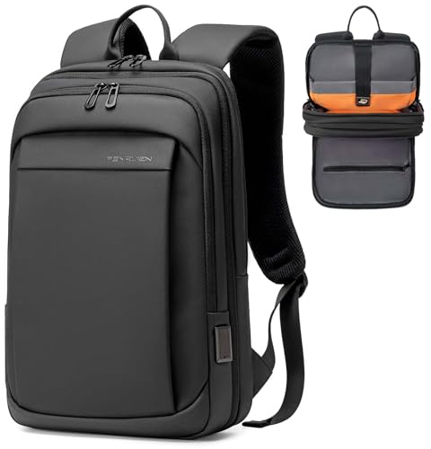 FENRUIEN Office Backpack for Men, Black