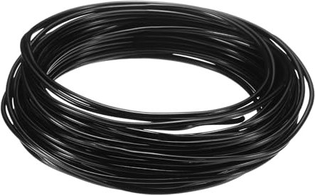 QUARKZMAN Filo Bonsai 2mm Calibro 10m Lunghezza Filo di Alluminio Anodizzato Flessibile per Attrezzi Bonsai, Alberi, Giardino, Orticoltura, Paesaggistica, Piantagione, Nero