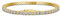 Lllunimon 22K 3Mm Cubic Zirkonia Klassisches Tennis Armband Gold Armbänder für Frauen Mutter Kette Armbänder Schmuck Geschenk Weihnachten Valentinstag Geburtstag für sie,Gold,L