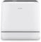 Hermitlux Table Top Dishwasher for 5 Place Settings (5L Tank), Countertop Dishwasher with 6 Programmes Including 360° Spray Arms | Hot - Air Drying | Energy Class D | No Installation