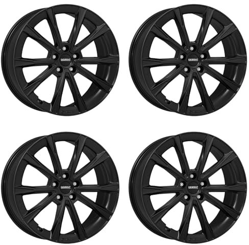 4x Dezent Felgen AR blackmatt 9.5Jx19 ET45 5x114.3 kompatibel mit Tesla Model