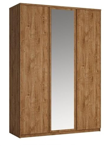 Meble Wójcik Grande Armoire à 3 Portes avec Miroir pour la Chambre à Coucher Fribo