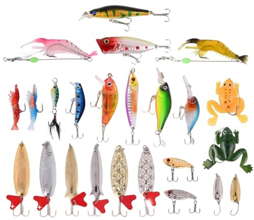 Angel Adventskalender, 2025 Raubfisch Karpfen Adventskalender Angeln, 2025 Kalender Männer, 24 Tägiges Angelköderset Für Salzwasser Süßwasser Bass Forelle Erwachsene Jugendliche Angler