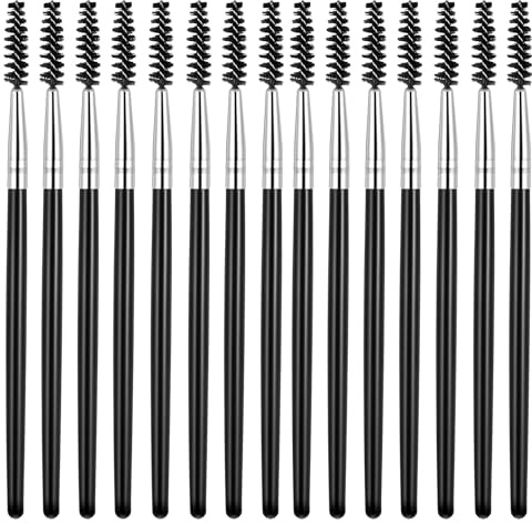 15 Stück Wimpernbürste Set Wiederverwendbare Augenbrauenbürste Professionelle Wimpern Applikator Eyebrow Brush Mascara Bürste Wimpern Augenbrauen Pinsel Für Wimpernverlängerung Augenbrauenlifting